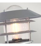 Outdoor lights with motion sensor - Elstead HELSINGOR Wall lamp E27 1x60W IP44 Motion Sensor Silver HELSINGOR-PIR - product 2