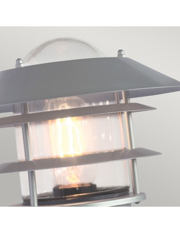 Elstead HELSINGOR Kinkiet E27 1x60W IP44 Czujnik ruchu Srebrny HELSINGOR-PIR - produkt 2