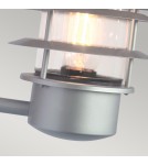 Outdoor lights with motion sensor - Elstead HELSINGOR Wall lamp E27 1x60W IP44 Motion Sensor Silver HELSINGOR-PIR - product 3