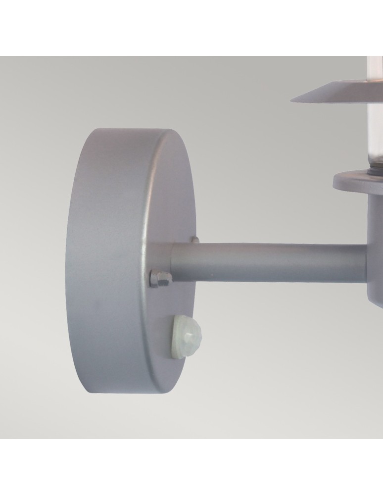 Outdoor lights with motion sensor - Elstead HELSINGOR Wall lamp E27 1x60W IP44 Motion Sensor Silver HELSINGOR-PIR - product kolory-swiatla.pl 4