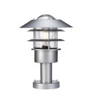 Standing garden lamps - Elstead HELSINGOR Outdoor Standing E27 1x60W IP44 Silver HELSINGOR-PED. - product 1