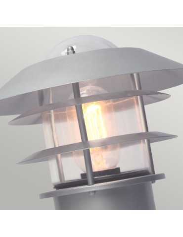 Elstead HELSINGOR Stojąca Zewnętrzna E27 1x60W IP44 Srebrny HELSINGOR-PED - produkt 2