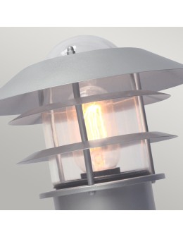 Elstead HELSINGOR Stojąca Zewnętrzna E27 1x60W IP44 Srebrny HELSINGOR-PED - produkt 2