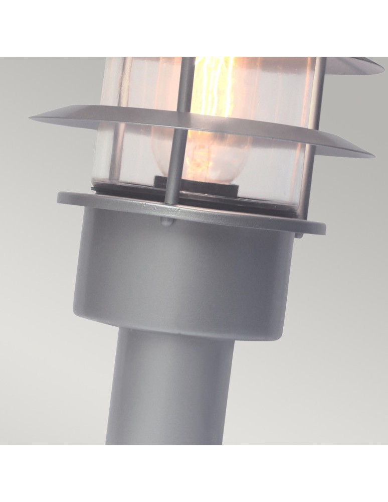 Standing garden lamps - Elstead HELSINGOR Outdoor Standing E27 1x60W IP44 Silver HELSINGOR-PED. - product kolory-swiatla.pl 3