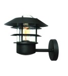 Outdoor wall lamps - Elstead HELSINGOR Wall lamp E27 1x60W IP44 Black HELSINGOR-BK - product 1