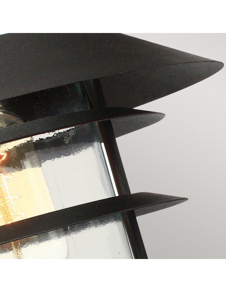 Outdoor wall lamps - Elstead HELSINGOR Wall lamp E27 1x60W IP44 Black HELSINGOR-BK - product kolory-swiatla.pl 4