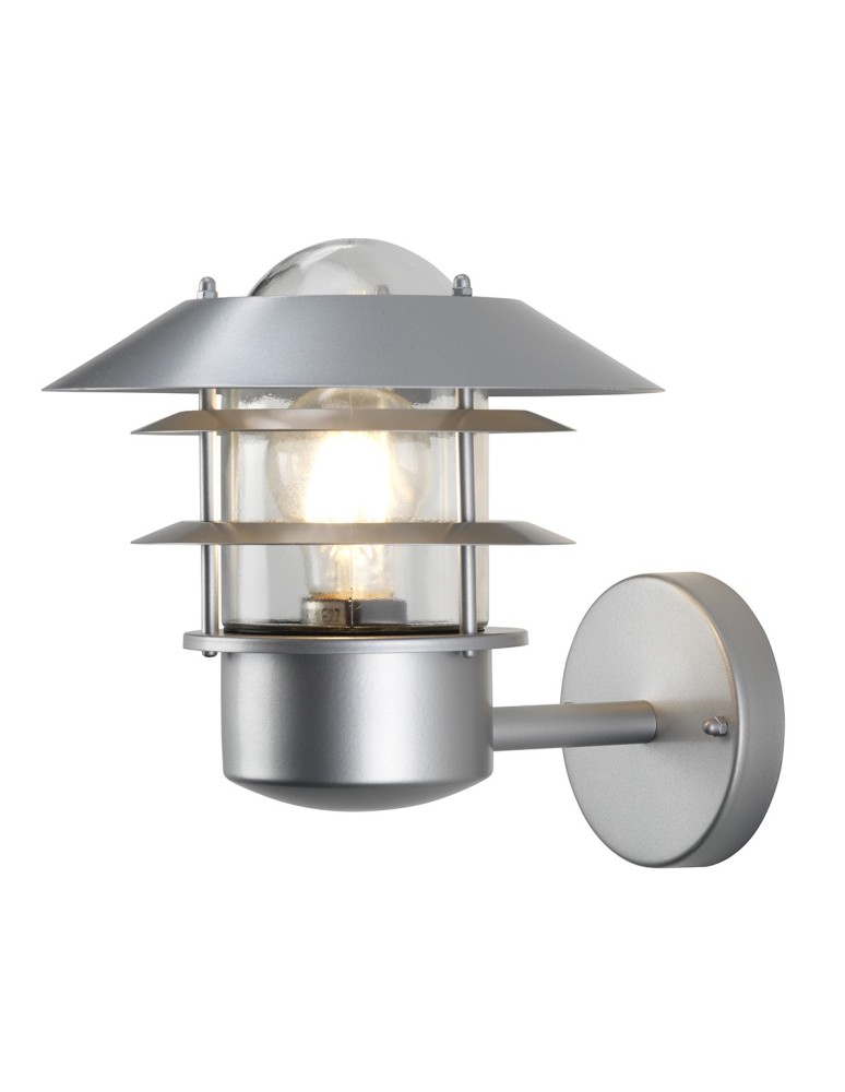 Outdoor wall lamps - Elstead HELSINGOR Wall lamp E27 1x60W IP44 Silver HELSINGOR - product kolory-swiatla.pl 1