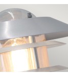 Outdoor wall lamps - Elstead HELSINGOR Wall lamp E27 1x60W IP44 Silver HELSINGOR - product 2