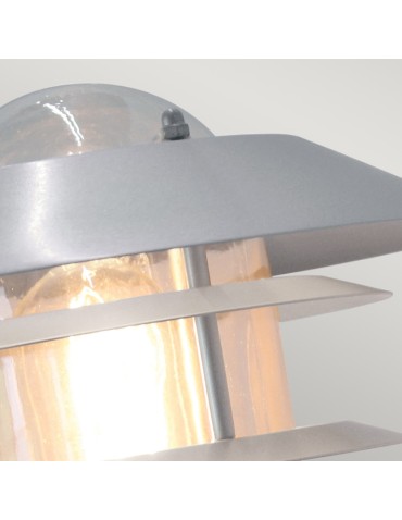 Elstead HELSINGOR Kinkiet E27 1x60W IP44 Srebrny HELSINGOR - produkt 2