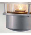 Outdoor wall lamps - Elstead HELSINGOR Wall lamp E27 1x60W IP44 Silver HELSINGOR - product 4