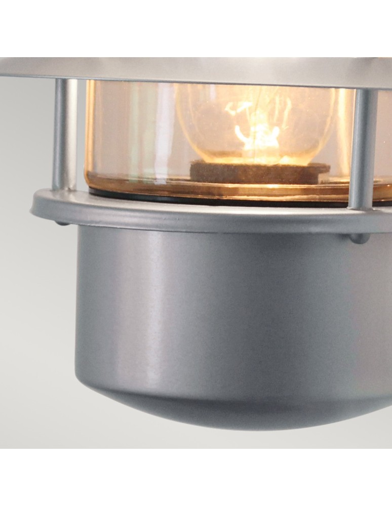 Outdoor wall lamps - Elstead HELSINGOR Wall lamp E27 1x60W IP44 Silver HELSINGOR - product kolory-swiatla.pl 4