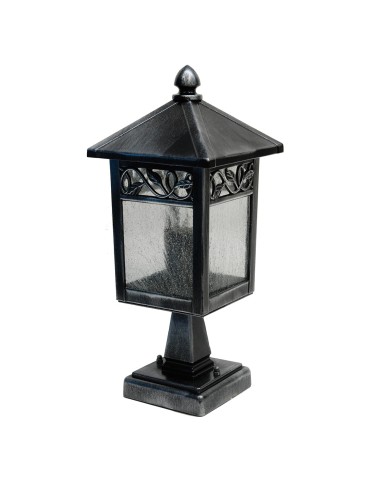 Elstead WINCHCOMBE Outdoor Standing E27 1x60W IP44 Black/Silver GZH-WC3