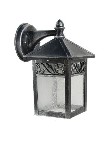 Elstead WINCHCOMBE Wall lamp E27 1x60W IP44 Black/Silver GZH-WC2