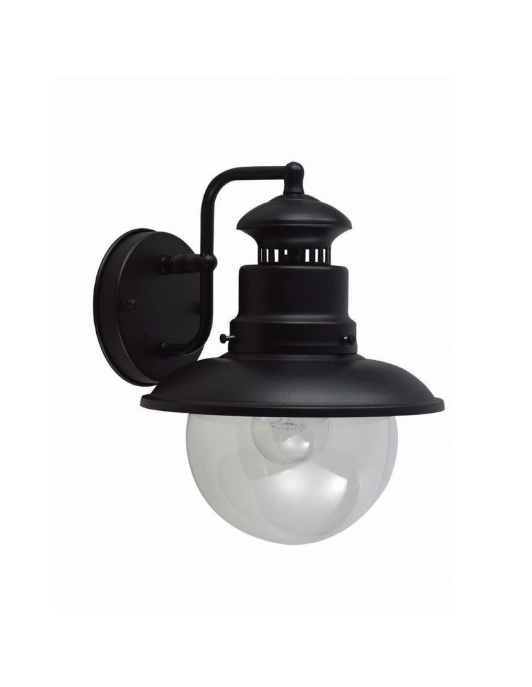 Outdoor wall lamps - Elstead SHIPSTON Wall lamp E27 1x60W IP44 Black GZH-SHIP2 - product kolory-swiatla.pl 1