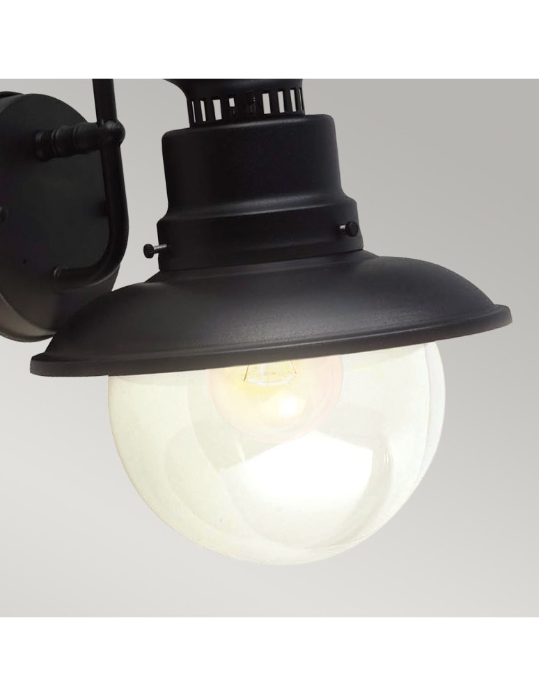 Outdoor wall lamps - Elstead SHIPSTON Wall lamp E27 1x60W IP44 Black GZH-SHIP2 - product kolory-swiatla.pl 2