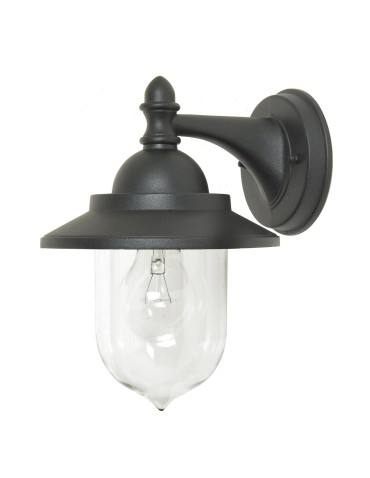 Elstead SANDOWN Wall lamp E27 1x60W IP44 Black GZH-SDN2