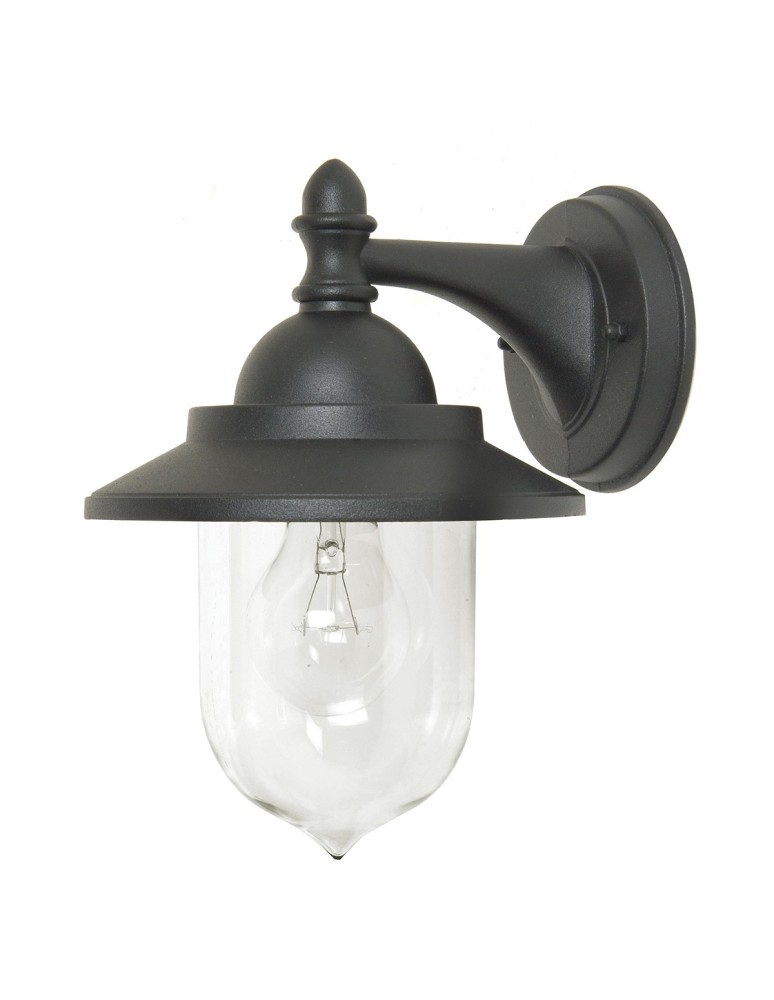 Outdoor wall lamps - Elstead SANDOWN Wall lamp E27 1x60W IP44 Black GZH-SDN2 - product kolory-swiatla.pl 1