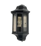 Outdoor wall lamps - Elstead NEWBURY Wall lamp E27 1x60W IP44 Black GZH-NB7 - product 1