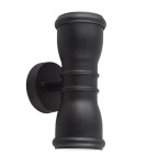 Outdoor wall lamps - Elstead MALVERN Wall lamp GU10 2x7W IP44 Black GZH-MALV - product 1
