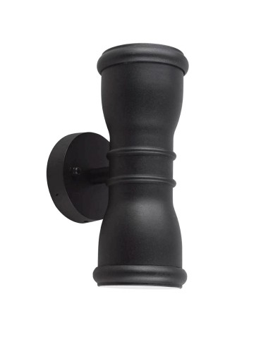 Elstead MALVERN Wall lamp GU10 2x7W IP44 Black GZH-MALV