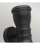 Outdoor wall lamps - Elstead MALVERN Wall lamp GU10 2x7W IP44 Black GZH-MALV - product 2