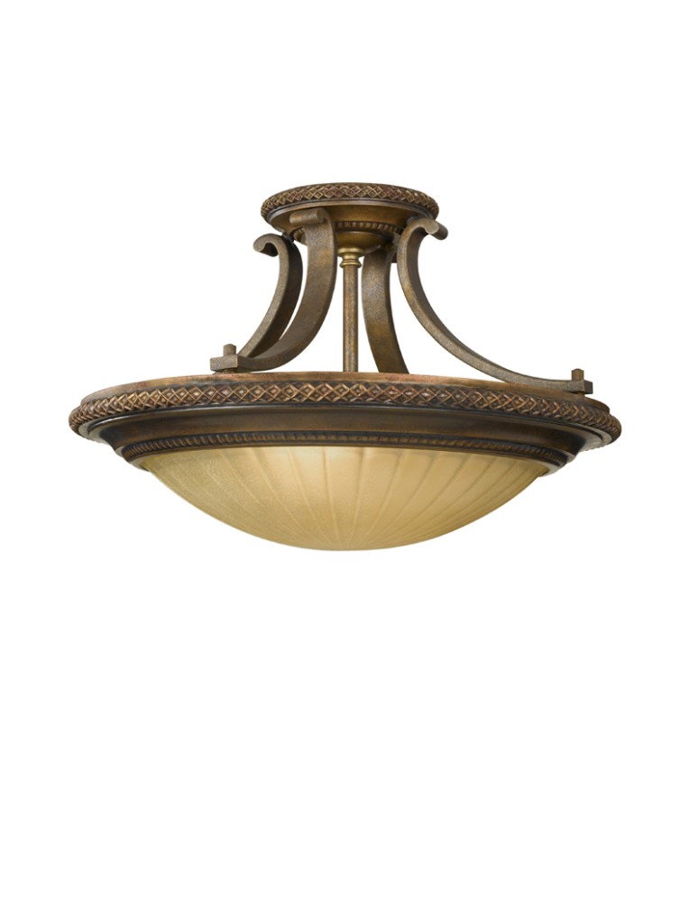 Retro ceiling lamps - Feiss KELHAM HALL 2x100W E27 FE/KELHAMHALL/SF Ceiling light. - product kolory-swiatla.pl 1