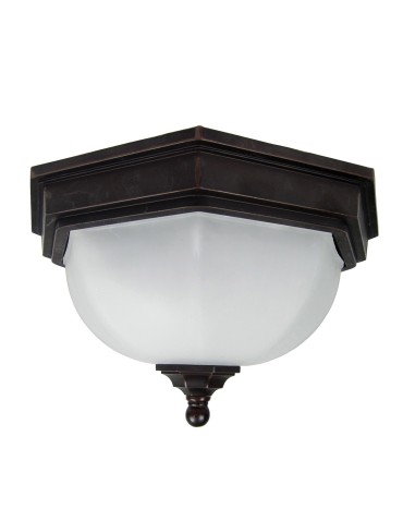 Elstead FAIRFORD Plafond E27 2x40W IP44 Brown GZH-FF12.