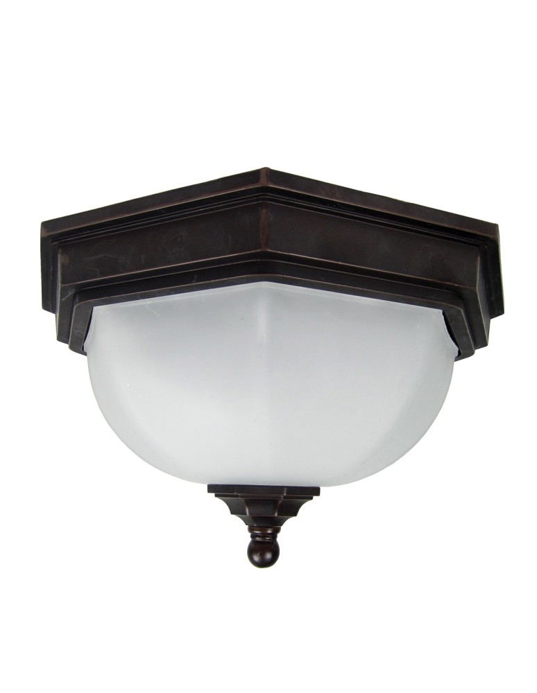 Outdoor ceiling lamps - Elstead FAIRFORD Plafond E27 2x40W IP44 Brown GZH-FF12. - product kolory-swiatla.pl 1