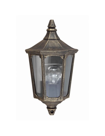 Elstead CRICKLADE Wall lamp E27 1x60W IP44 Black/Gold GZH-CKL7