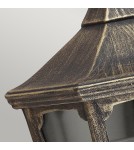 Outdoor wall lamps - Elstead CRICKLADE Wall lamp E27 1x60W IP44 Black/Gold GZH-CKL7 - product 2