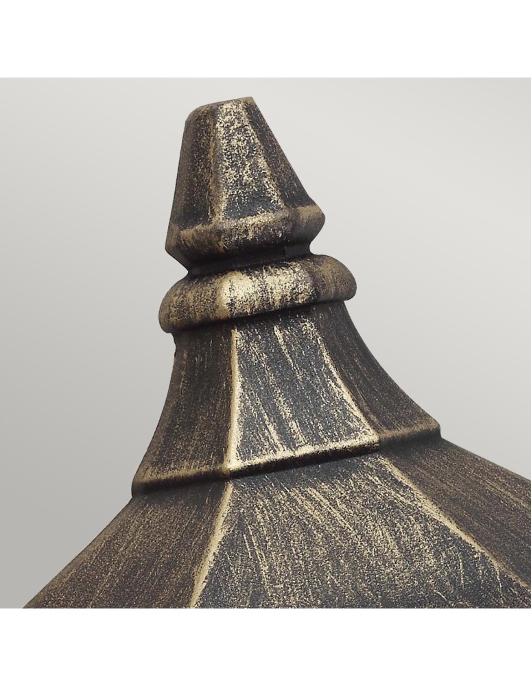 Outdoor wall lamps - Elstead CRICKLADE Wall lamp E27 1x60W IP44 Black/Gold GZH-CKL7 - product kolory-swiatla.pl 3