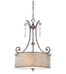 Provençal style lamps - Quoizel KENDRA 2x60W E27 QZ/KENDRA/P/B Pendant - product 1