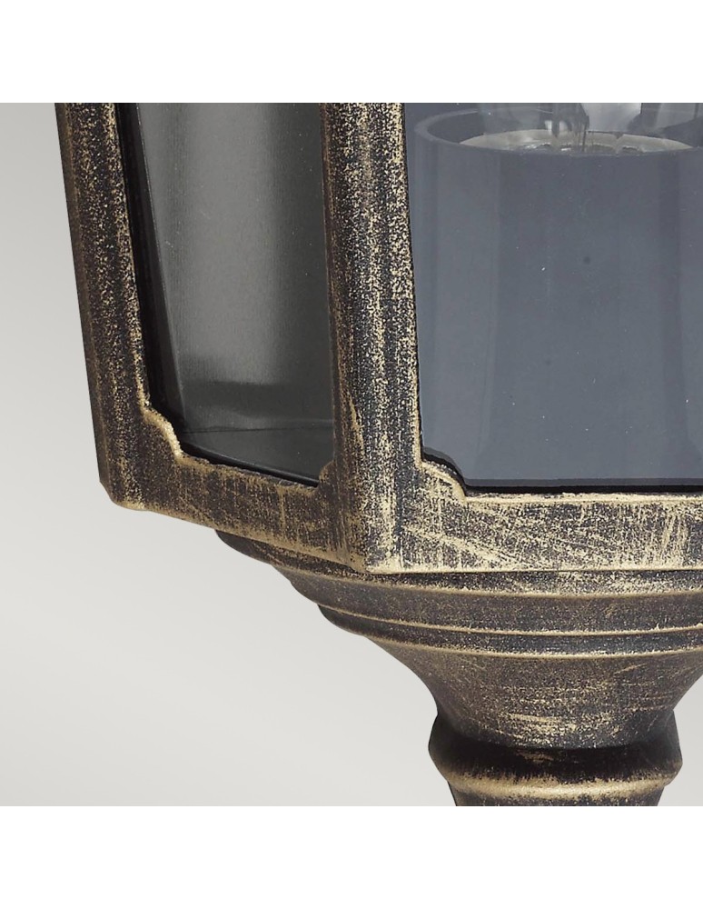 Outdoor wall lamps - Elstead CRICKLADE Wall lamp E27 1x60W IP44 Black/Gold GZH-CKL7 - product kolory-swiatla.pl 4