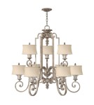 Chandeliers - Hinkley Pendant KINGSLEY 9x60W E27 HK/KINGSLEY9 - product 1