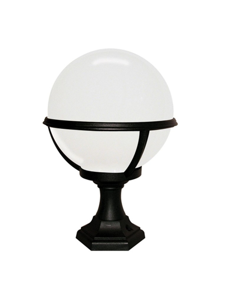 Standing garden lamps - Elstead GLENBEIGH Outdoor Standing E27 1x100W IP44 Black GLENBEIGH-PED-PO - product kolory-swiatla.pl 1
