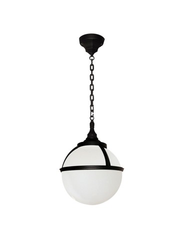 Elstead GLENBEIGH Pendant E27 1x100W IP44 Black GLENBEIGH-CHAIN