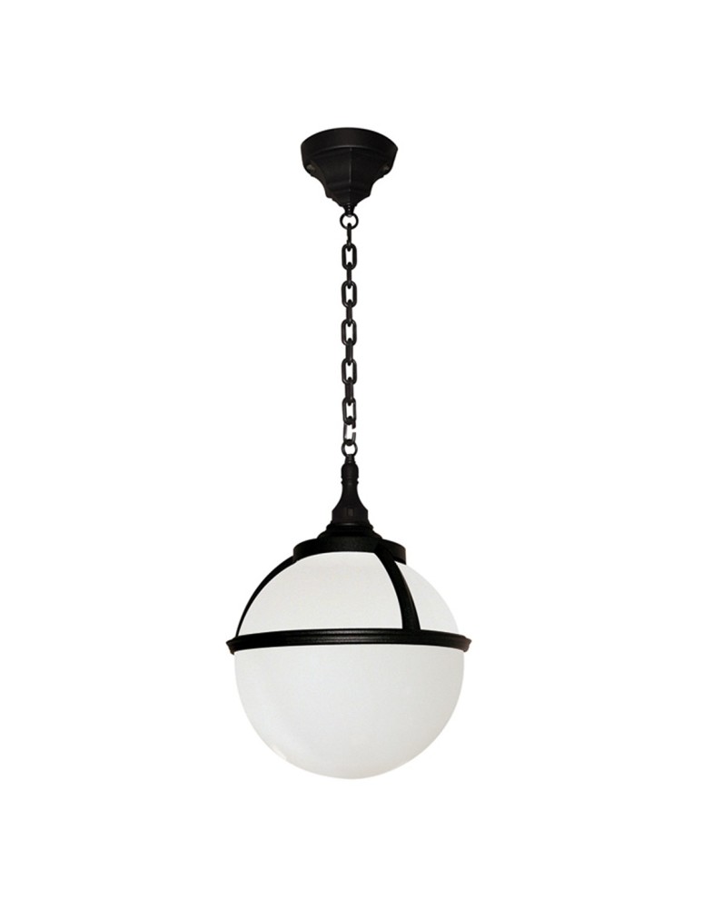 Pendant lamps - Elstead GLENBEIGH Pendant E27 1x100W IP44 Black GLENBEIGH-CHAIN - product kolory-swiatla.pl 1