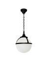 Elstead GLENBEIGH Pendant E27 1x100W IP44 Black GLENBEIGH-CHAIN