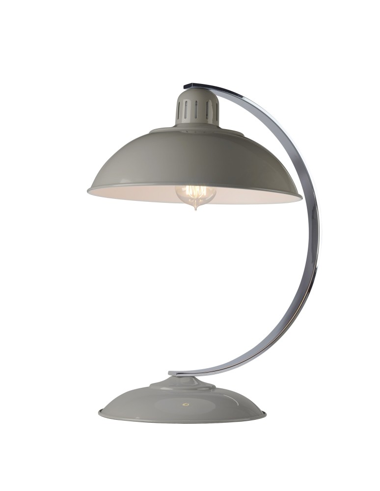 Reading table lamps - Elstead FRANKLIN Table Lamp E27 1x60W Grey FRANKLIN-GREY - product kolory-swiatla.pl 1