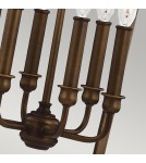 Geometric chandeliers - Elstead YARMOUTH Pendant E14 6x60W Brass FE-YARMOUTH-6P - product 5