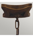 Geometric chandeliers - Elstead YARMOUTH Pendant E14 4x60W Brass FE-YARMOUTH-4P - product 2