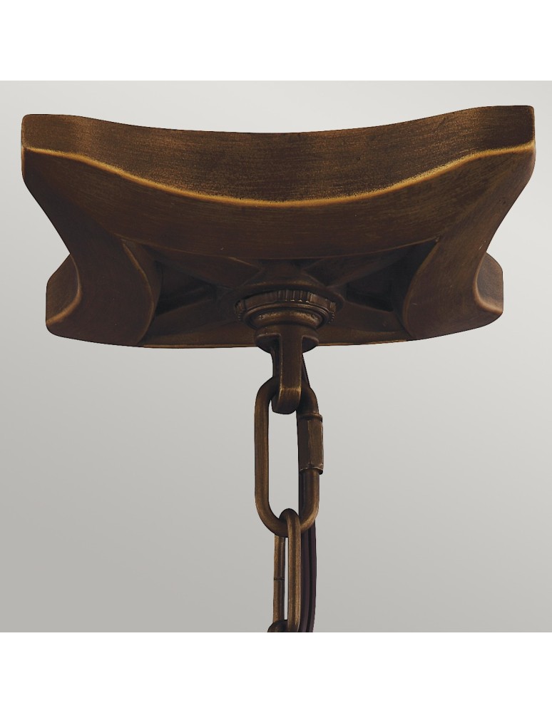 Geometric chandeliers - Elstead YARMOUTH Pendant E14 4x60W Brass FE-YARMOUTH-4P - product kolory-swiatla.pl 2