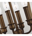 Geometric chandeliers - Elstead YARMOUTH Pendant E14 4x60W Brass FE-YARMOUTH-4P - product 5