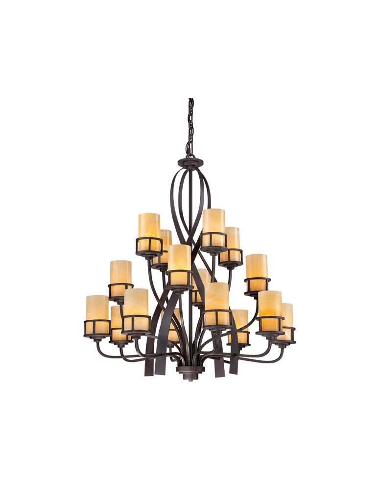 Chandeliers - Quoizel KYLE 16x100W E27 QZ/KYLE16 Pendant - product kolory-swiatla.pl 1