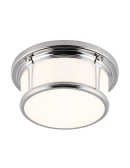 Elstead WOODWARD Plafond E27 2x60W IP44 Chrome FE-WOODWARD-F-M