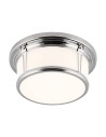 Elstead WOODWARD Plafond E27 2x60W IP44 Chrome FE-WOODWARD-F-M