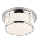 Hermetic plafonds - Elstead WOODWARD Plafond E27 3x60W IP44 Chrome FE-WOODWARD-F-L - product 1
