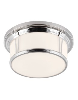 Elstead WOODWARD Plafon E27 3x60W IP44 Chrom FE-WOODWARD-F-L