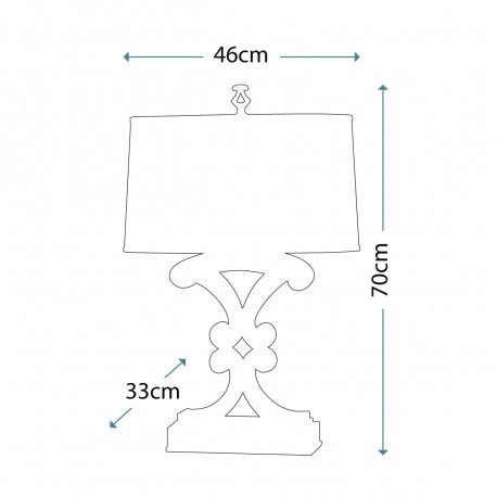 Elstead WESTWOOD Lampa Stołowa E27 1x60W Czarny FE-WESTWOOD-TL-A