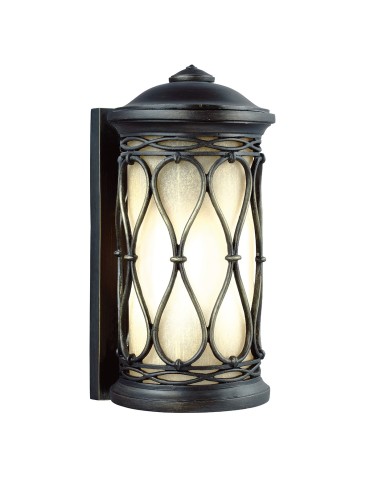 Elstead WELLFLEET Wall lamp E27 1x75W IP44 Brown FE-WELLFLEET-S